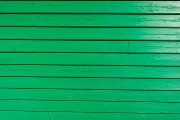 Green wooden board