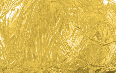 Texture of yellow gold leaf