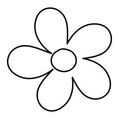 beautiful flower garden icon vector illustration design