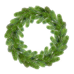 Christmas Wreath Pine Branches