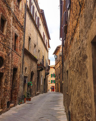 Fototapeta na wymiar Italian Town Alley Medieval