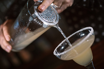 Cocktail Margarita Drink caribe beverage martini vodka refreshment white liquid cold bottle party...