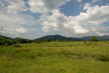 The road to Santiago as it passes through Burguete