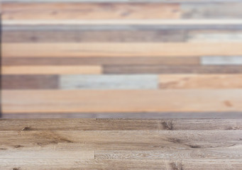 The texture of the wood. Background with empty table. Flooring.