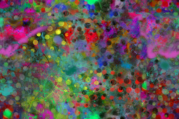 Colorful abstract background with dots