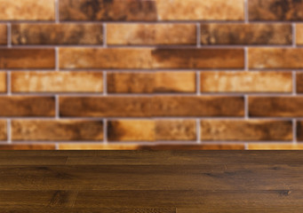 Natural flooring. Design background Texture of natural brick