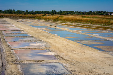 Salt farm in Il de re