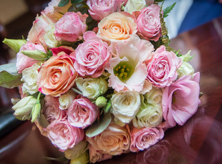 Wedding bouquet of the bride.