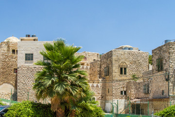 Old stone houses in Hebron, Israel