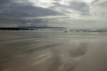 Sand and sky on the Cornish coast