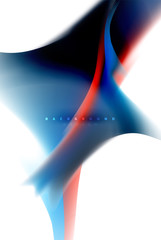 Holographic fluid colors flow, colorful liquid mixing colours motion concept