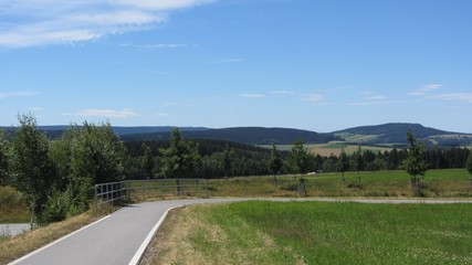 radweg im erzgebirge