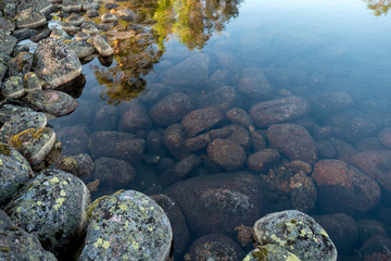 Shore with rocks