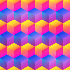 Bright square pattern