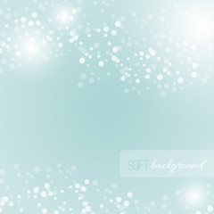 Soft and magical background with light effects. Vector illustration