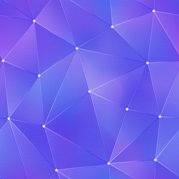 Purple Tech Triangle Pattern