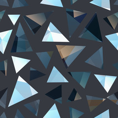 Retro driehoek naadloos patroon