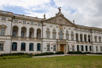 Fototapeta na wymiar Palace Krasinskich in Warsaw in Poland, Europe