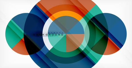 Obraz premium Wektorowy okręgu abstrakta tło