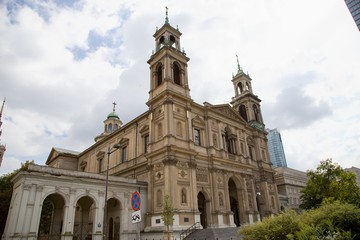 Fototapeta na wymiar All Saints Church in Warsaw, Poland, Europe