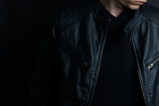 Black Leather Jacket Images – Browse 116,858 Stock Photos, Vectors, and  Video | Adobe Stock