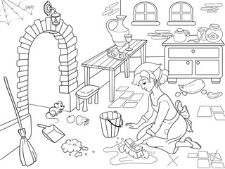 Cinderella Cleaning Photos Royalty Free Images Graphics Vectors