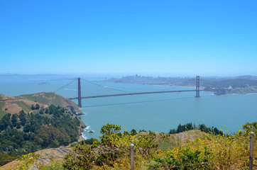 Golden Gate Bridge from Marin Headlands 