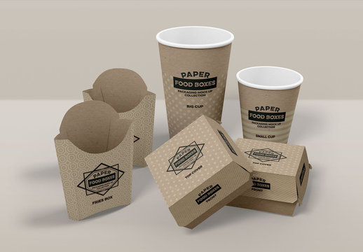 Fast Food Packaging Mockup