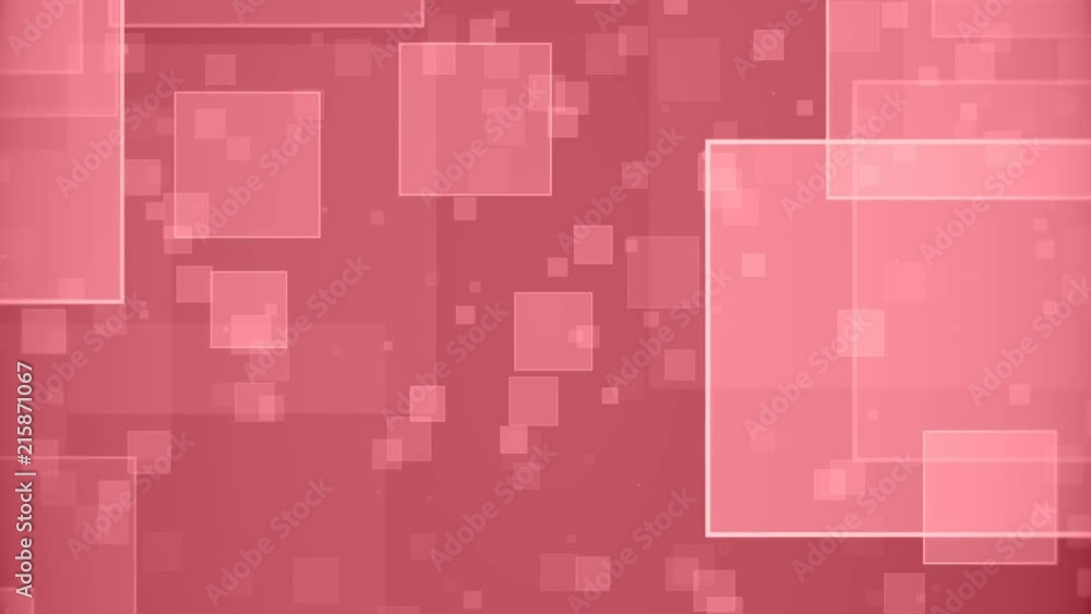 Poster horizontally moving green transparent squares background loop