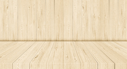 Perspective shadows light color Wood wall backdrop texture background