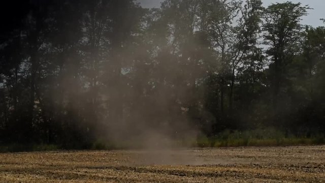 Dust devil or small tornado