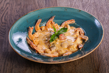 Shrimp cocktail with sauce