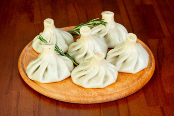 Georgian traditional Khinkali