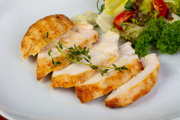 Delicious grilled chicken