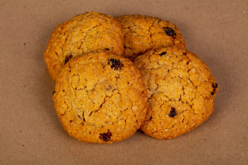 Oat pastrie with raisin