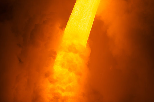 Lava flow, Kalapana, Hawaii