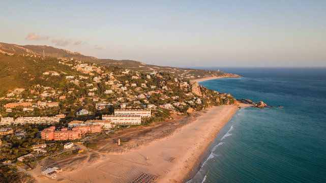 View of Atlanterra area in Zahara de los Atunes