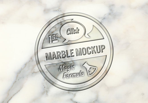 Marble Logo Mockup