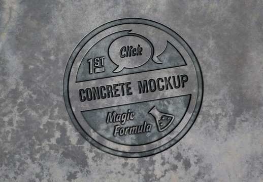 Concrete Logo Mockup