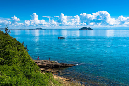 View to Azeda Beach in Buzios on a Beautiful Summer Day