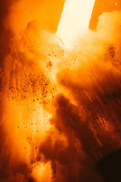 Lava flow, Kalapana, Hawaii