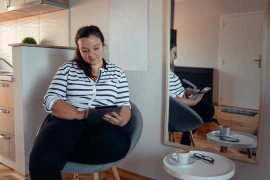 Woman Enjoying Afternoon at Home