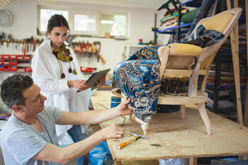 Upholstery workshop