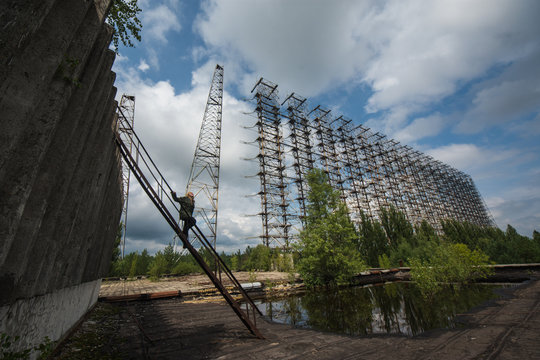 The Soviet radar DUGA 3 station