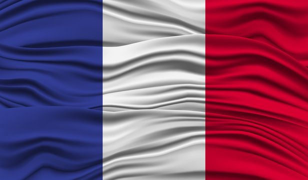 France flag background. Flag of France.