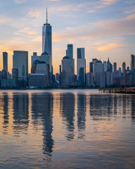 Manhattan Sunrise From New Jersey