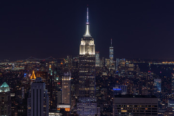 Fototapeta na wymiar New York At Night