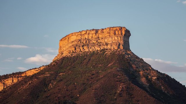 Sunrise in Mesa Verde from Mancos