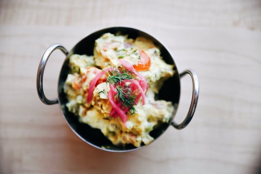 Curried potato salad