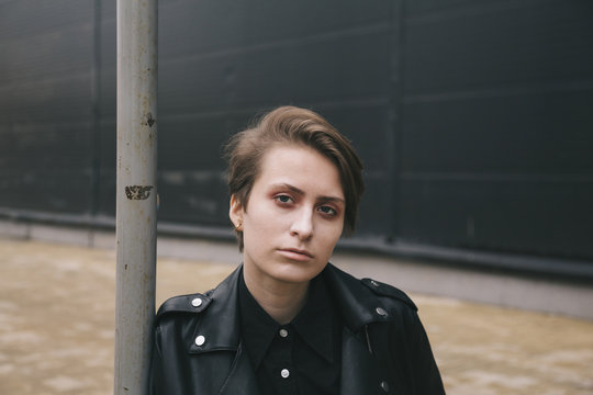 portrait of young androgyne